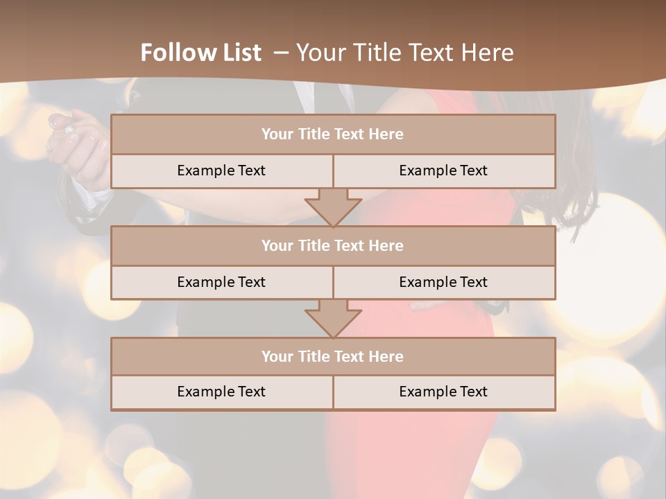 A Man And Woman Dancing Together In A Dance Pose PowerPoint Template