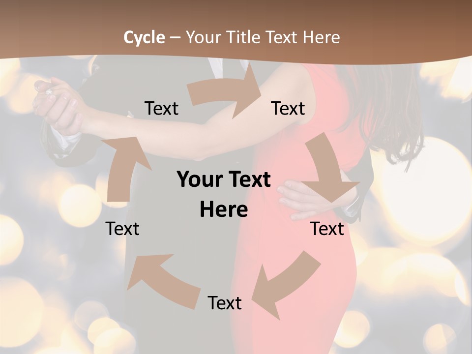 A Man And Woman Dancing Together In A Dance Pose PowerPoint Template