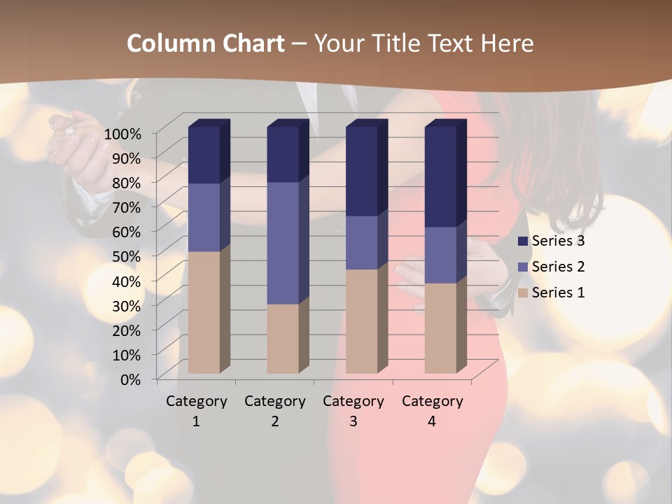 A Man And Woman Dancing Together In A Dance Pose PowerPoint Template