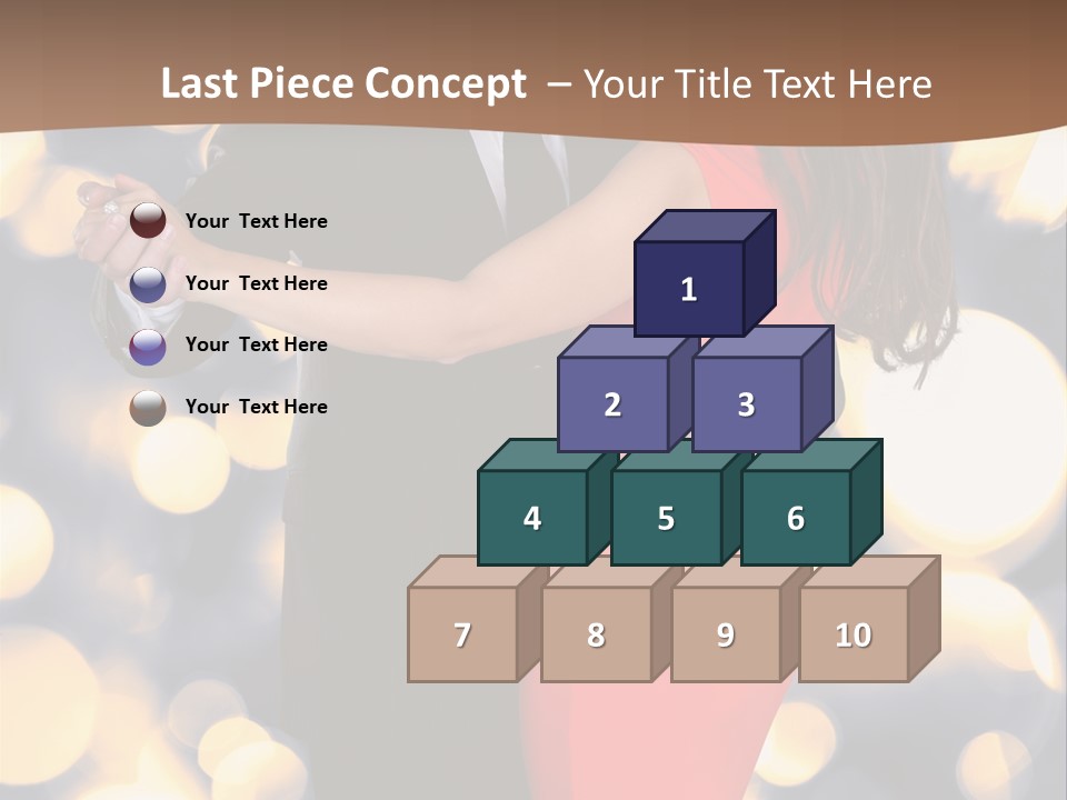 A Man And Woman Dancing Together In A Dance Pose PowerPoint Template