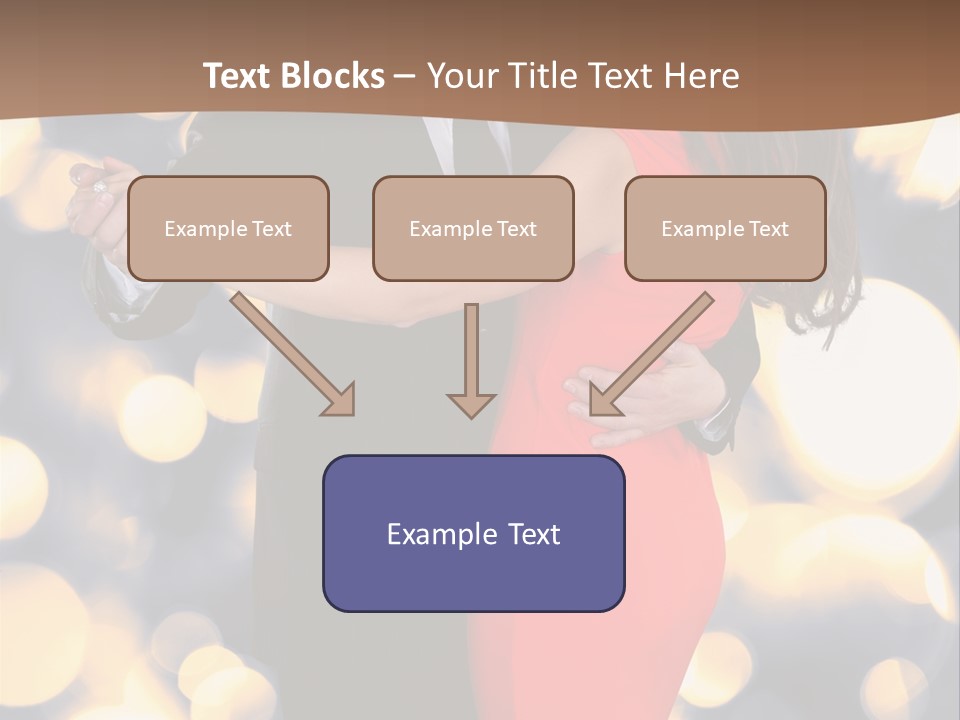 A Man And Woman Dancing Together In A Dance Pose PowerPoint Template