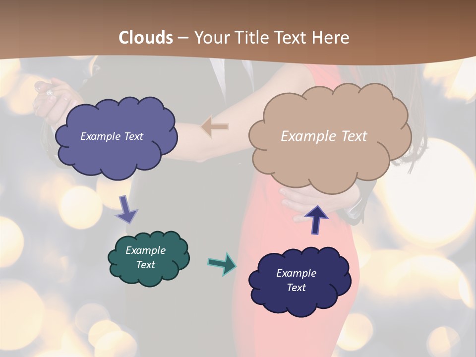 A Man And Woman Dancing Together In A Dance Pose PowerPoint Template