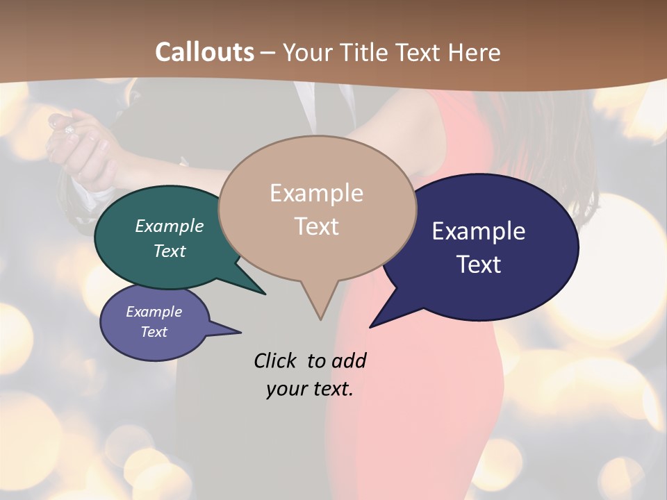 A Man And Woman Dancing Together In A Dance Pose PowerPoint Template