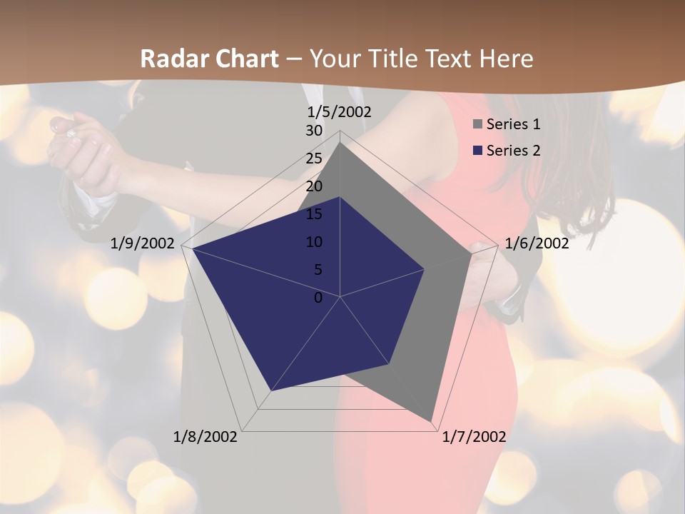 A Man And Woman Dancing Together In A Dance Pose PowerPoint Template