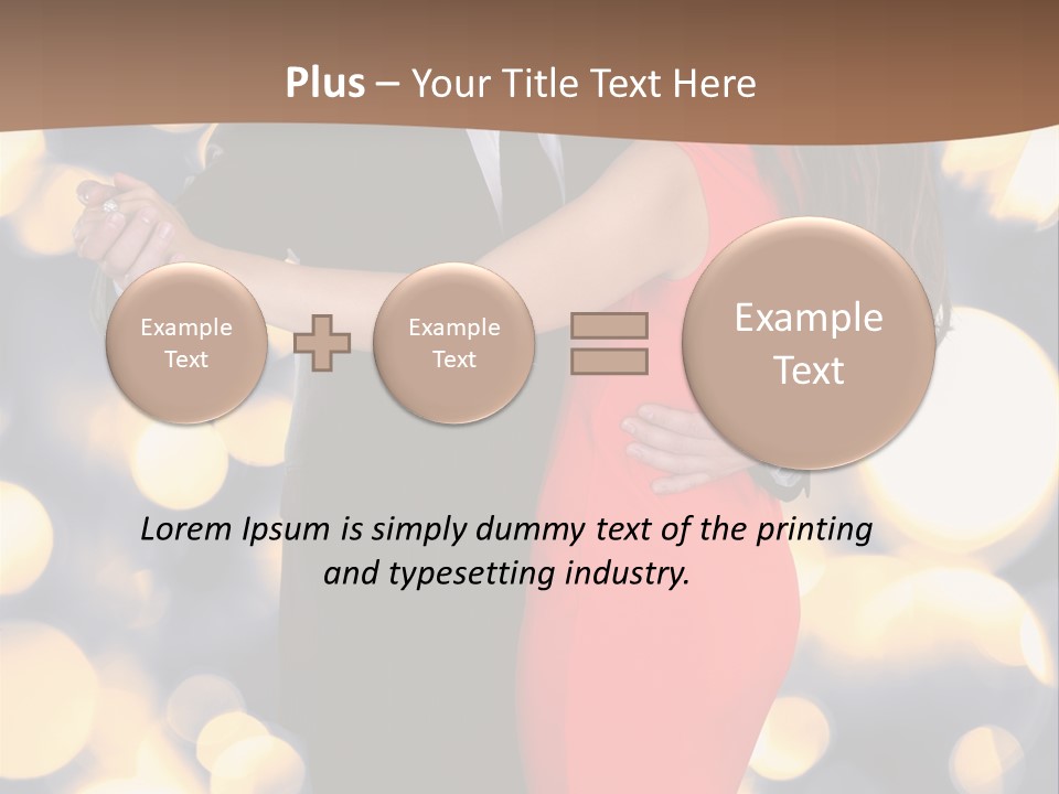 A Man And Woman Dancing Together In A Dance Pose PowerPoint Template