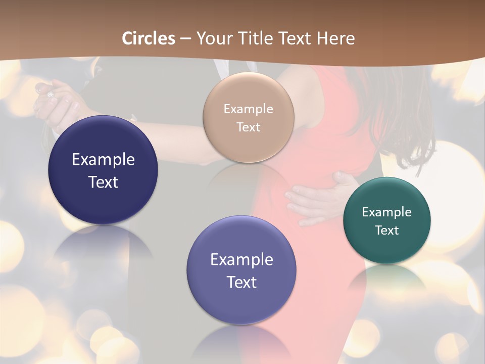A Man And Woman Dancing Together In A Dance Pose PowerPoint Template