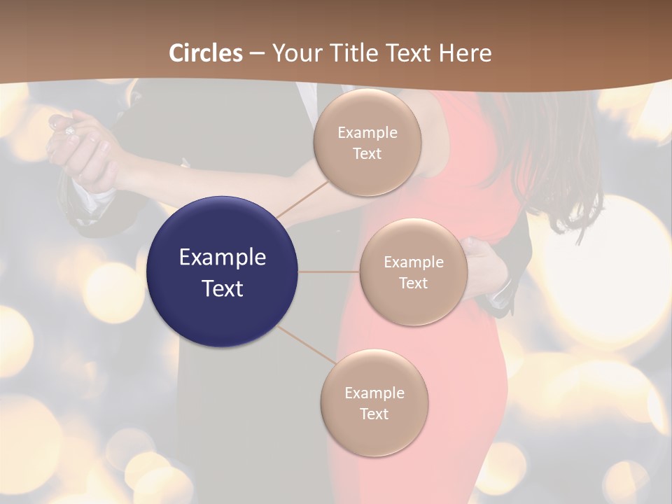 A Man And Woman Dancing Together In A Dance Pose PowerPoint Template