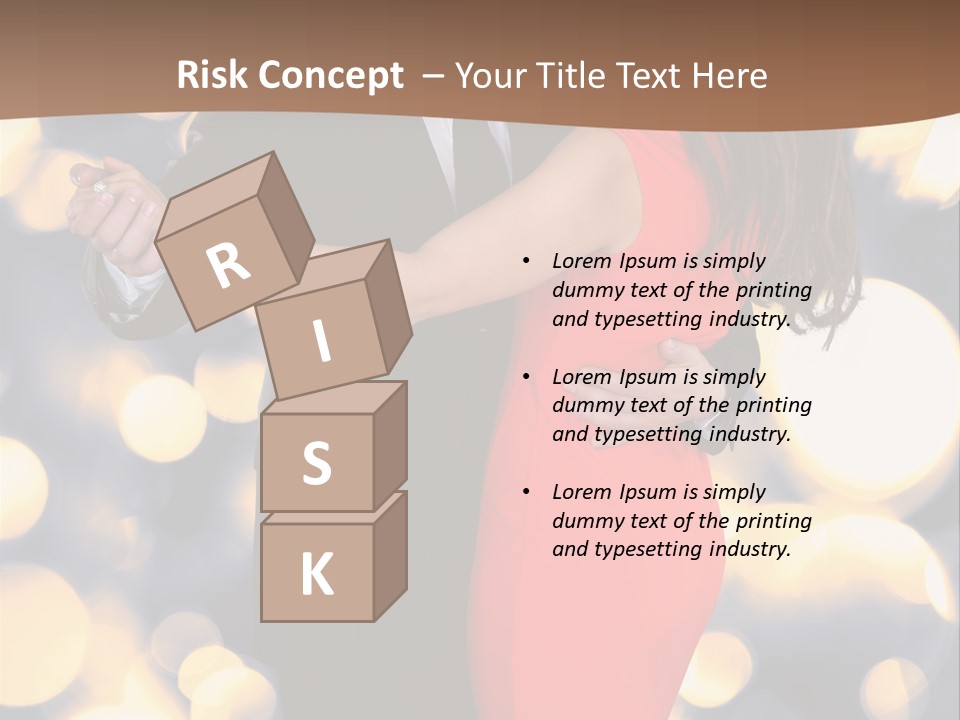 A Man And Woman Dancing Together In A Dance Pose PowerPoint Template