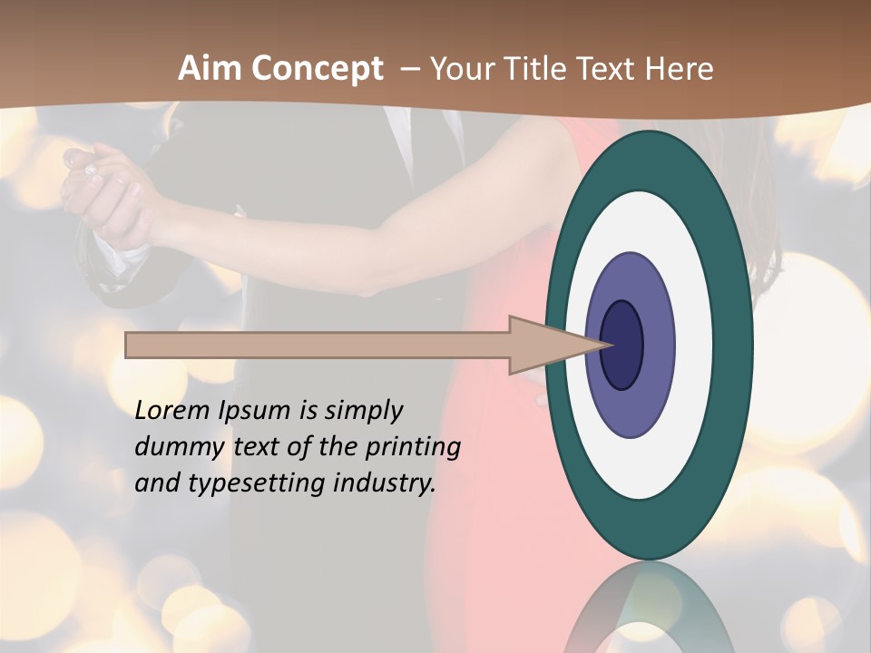 A Man And Woman Dancing Together In A Dance Pose PowerPoint Template