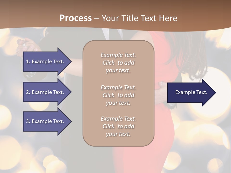 A Man And Woman Dancing Together In A Dance Pose PowerPoint Template