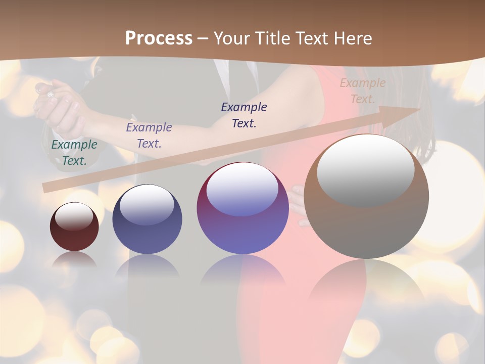 A Man And Woman Dancing Together In A Dance Pose PowerPoint Template