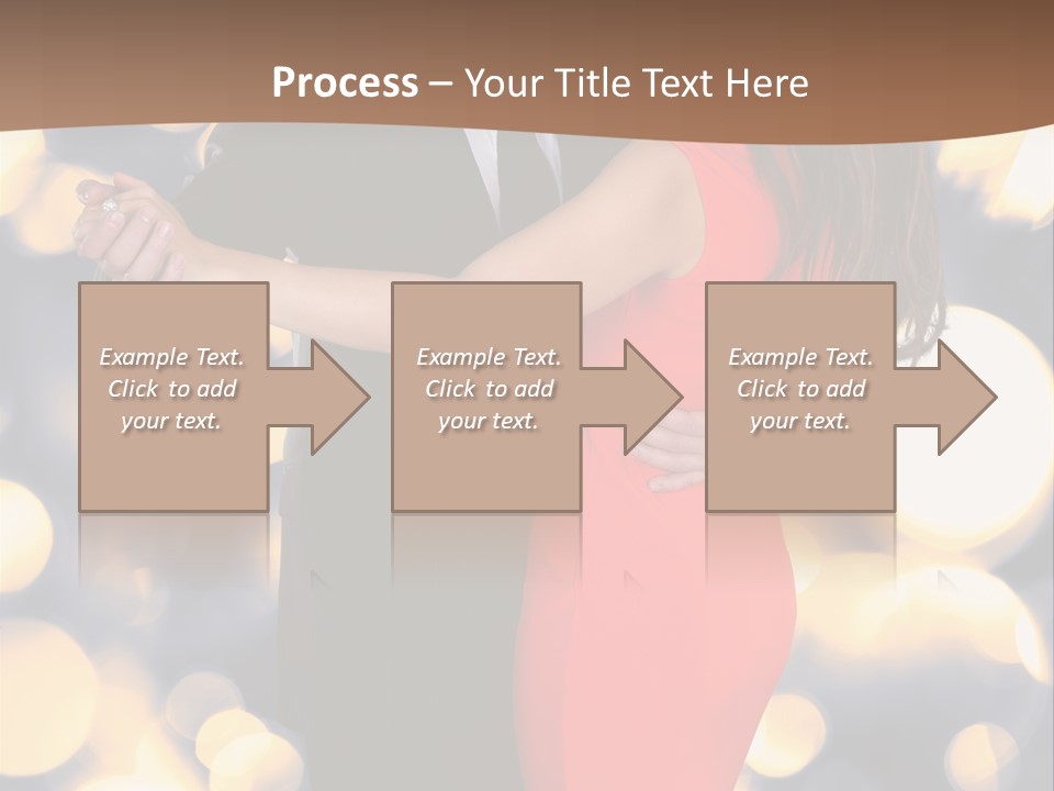 A Man And Woman Dancing Together In A Dance Pose PowerPoint Template