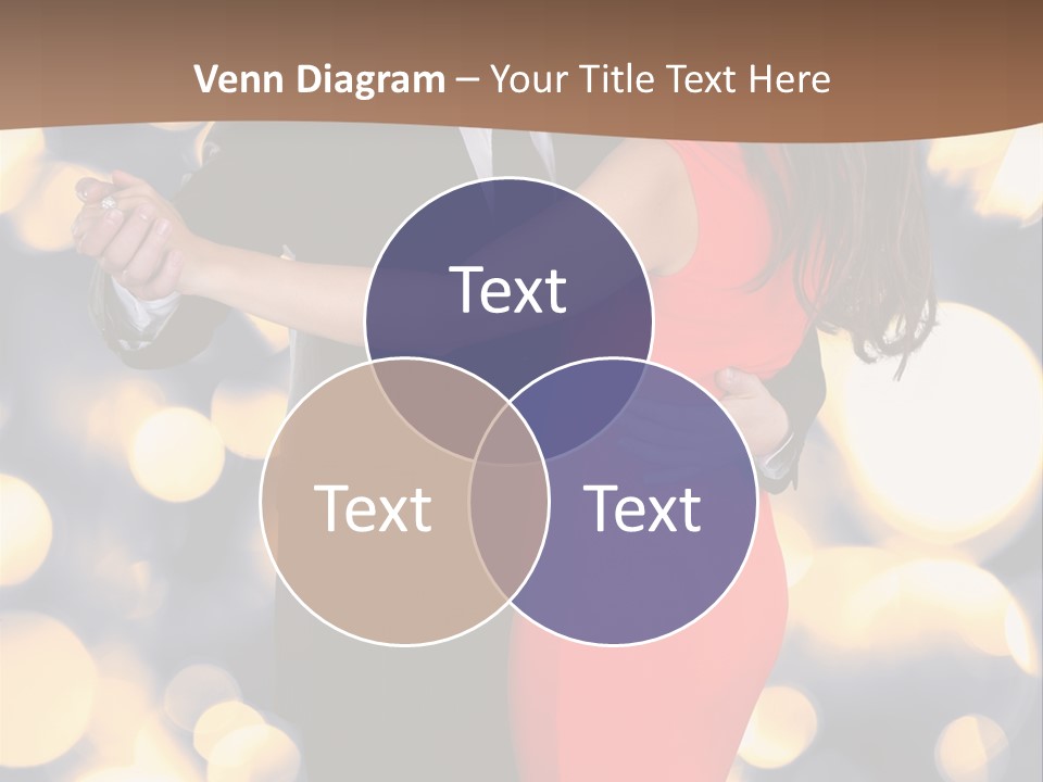 A Man And Woman Dancing Together In A Dance Pose PowerPoint Template