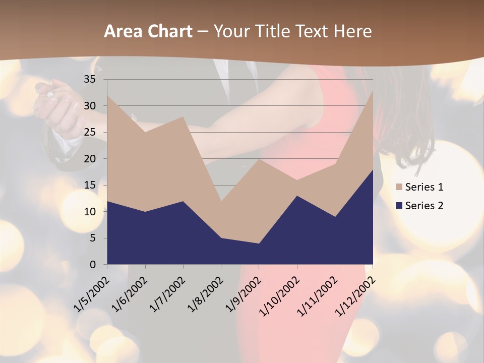 A Man And Woman Dancing Together In A Dance Pose PowerPoint Template