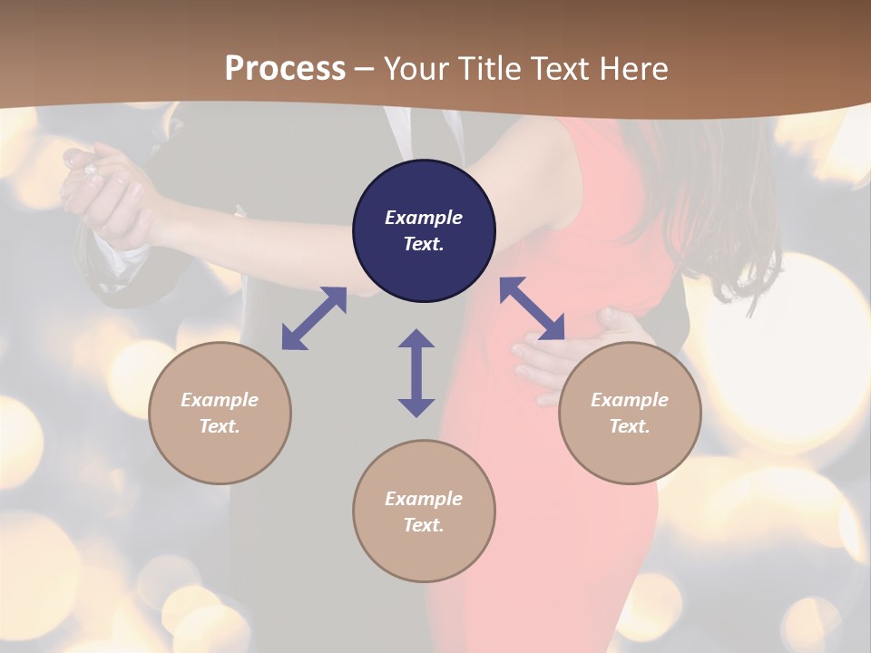 A Man And Woman Dancing Together In A Dance Pose PowerPoint Template