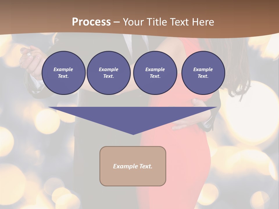 A Man And Woman Dancing Together In A Dance Pose PowerPoint Template