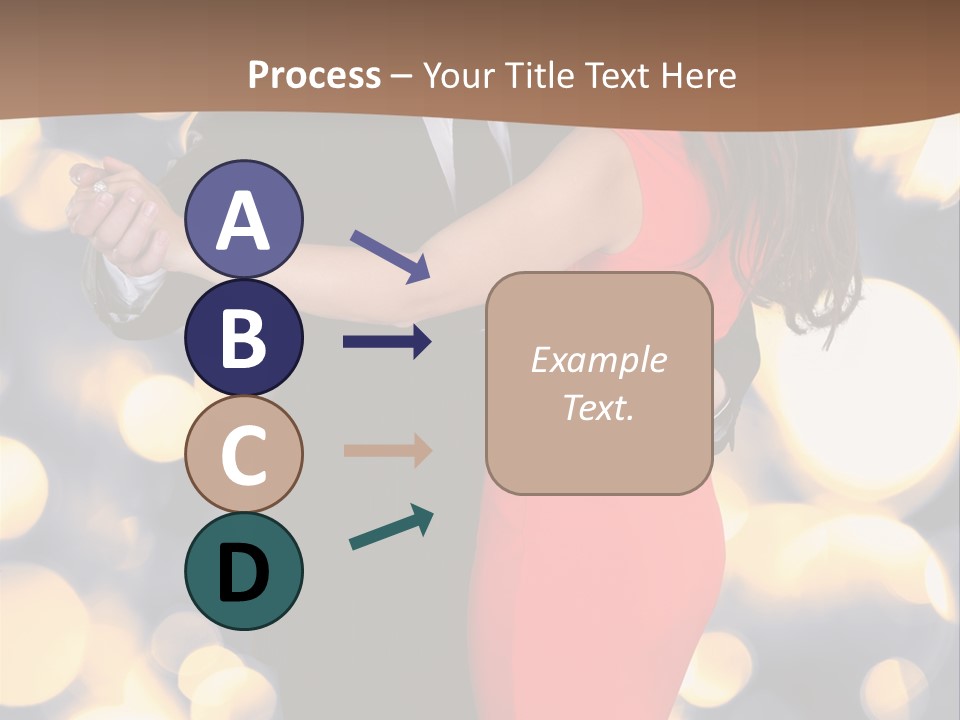 A Man And Woman Dancing Together In A Dance Pose PowerPoint Template