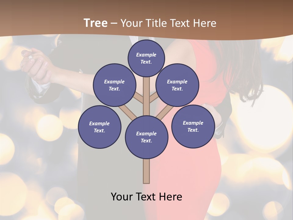 A Man And Woman Dancing Together In A Dance Pose PowerPoint Template