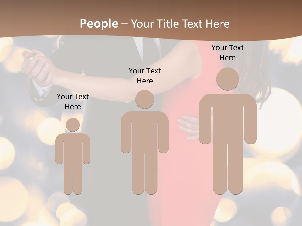 A Man And Woman Dancing Together In A Dance Pose PowerPoint Template