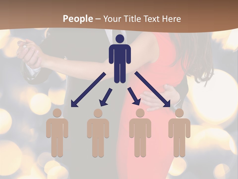 A Man And Woman Dancing Together In A Dance Pose PowerPoint Template