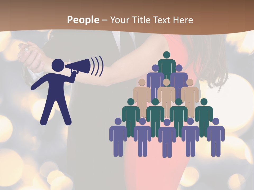 A Man And Woman Dancing Together In A Dance Pose PowerPoint Template