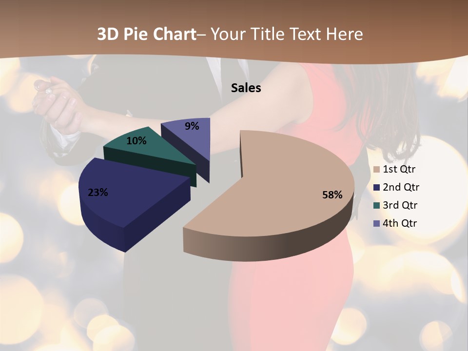 A Man And Woman Dancing Together In A Dance Pose PowerPoint Template