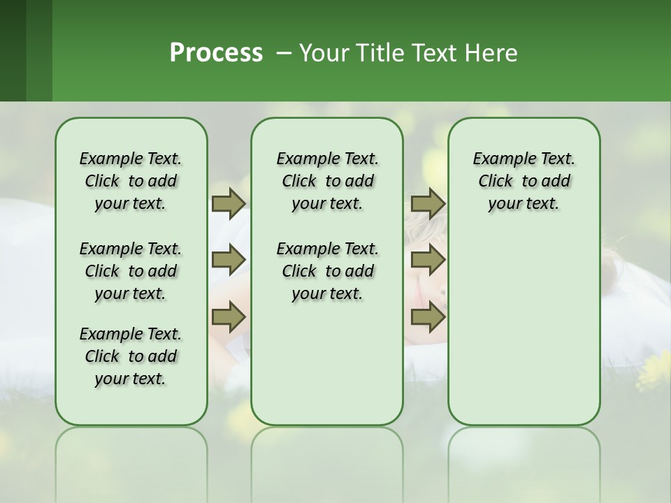 A Little Girl Is Sleeping On A Blanket In The Grass PowerPoint Template