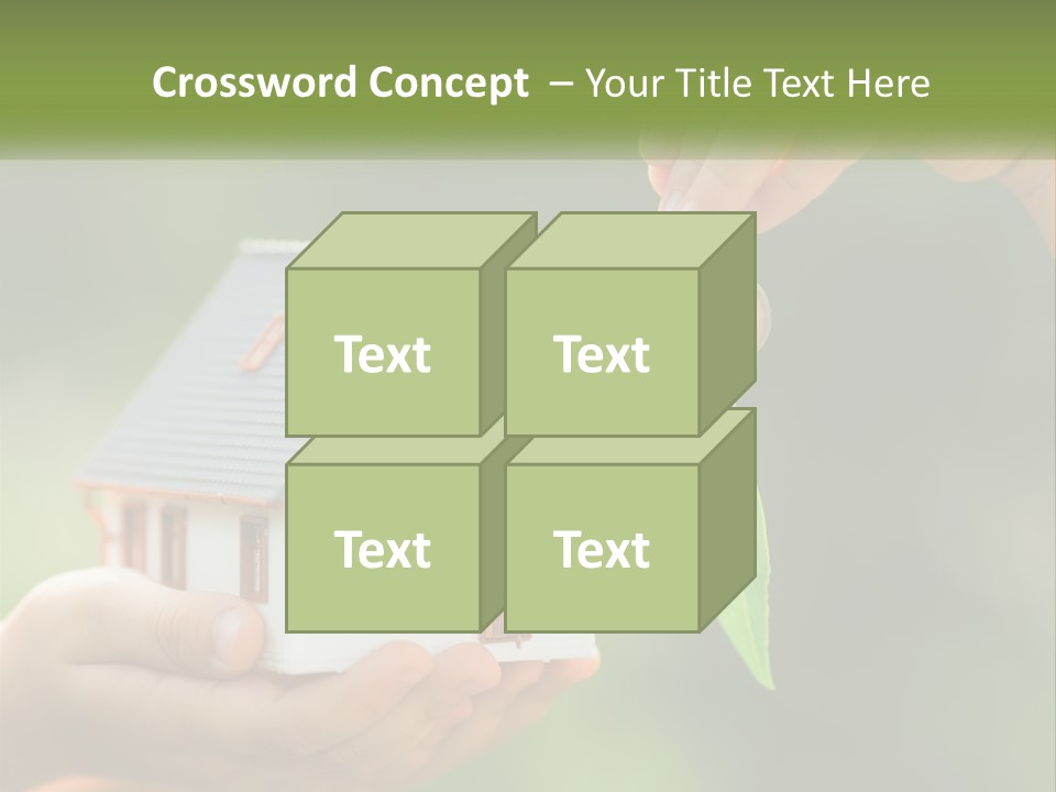 A Person Holding A Key To A House PowerPoint Template