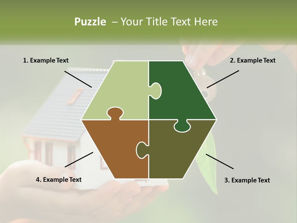 A Person Holding A Key To A House PowerPoint Template