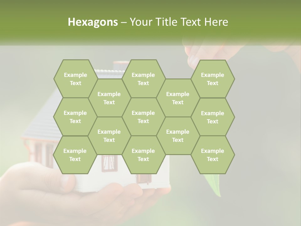 A Person Holding A Key To A House PowerPoint Template