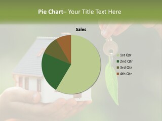 A Person Holding A Key To A House PowerPoint Template