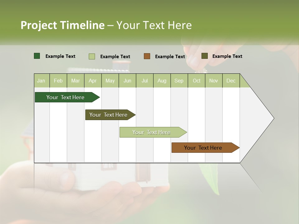 A Person Holding A Key To A House PowerPoint Template