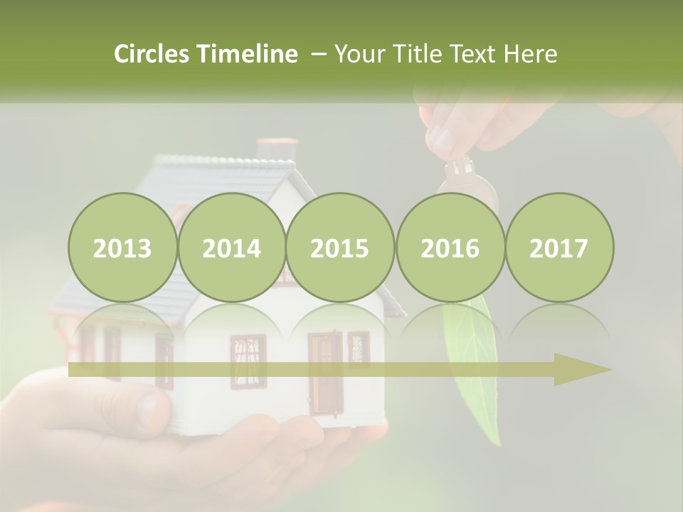 A Person Holding A Key To A House PowerPoint Template