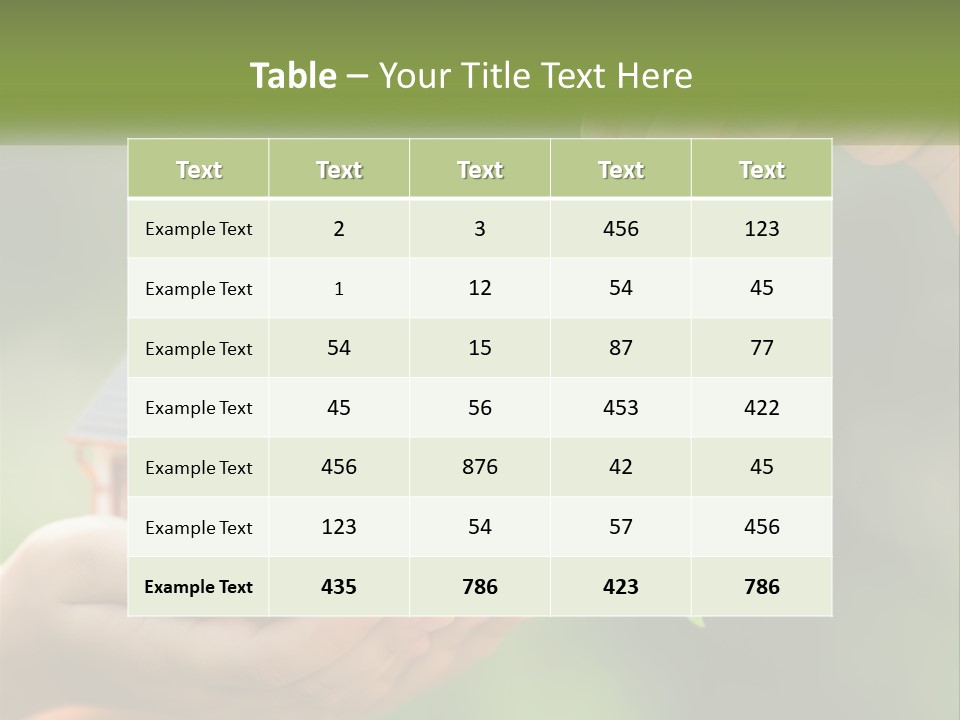 A Person Holding A Key To A House PowerPoint Template