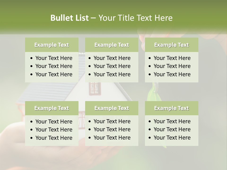 A Person Holding A Key To A House PowerPoint Template