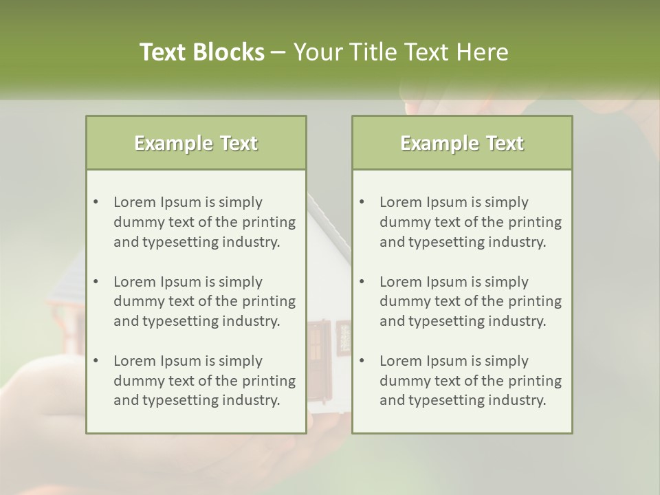 A Person Holding A Key To A House PowerPoint Template