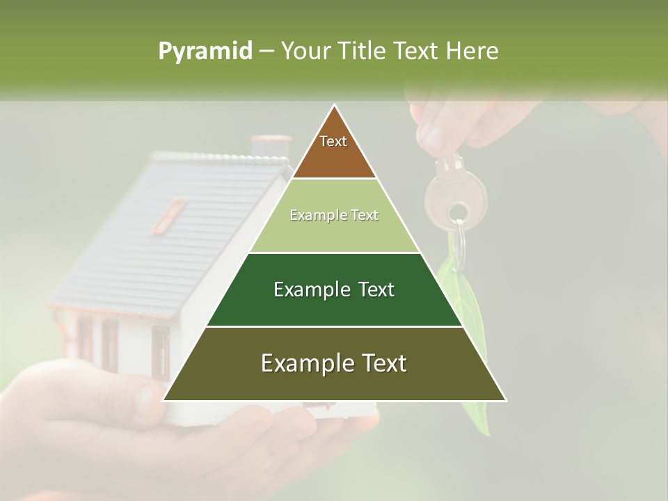 A Person Holding A Key To A House PowerPoint Template