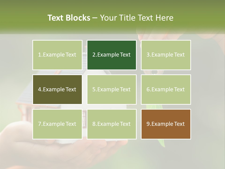 A Person Holding A Key To A House PowerPoint Template