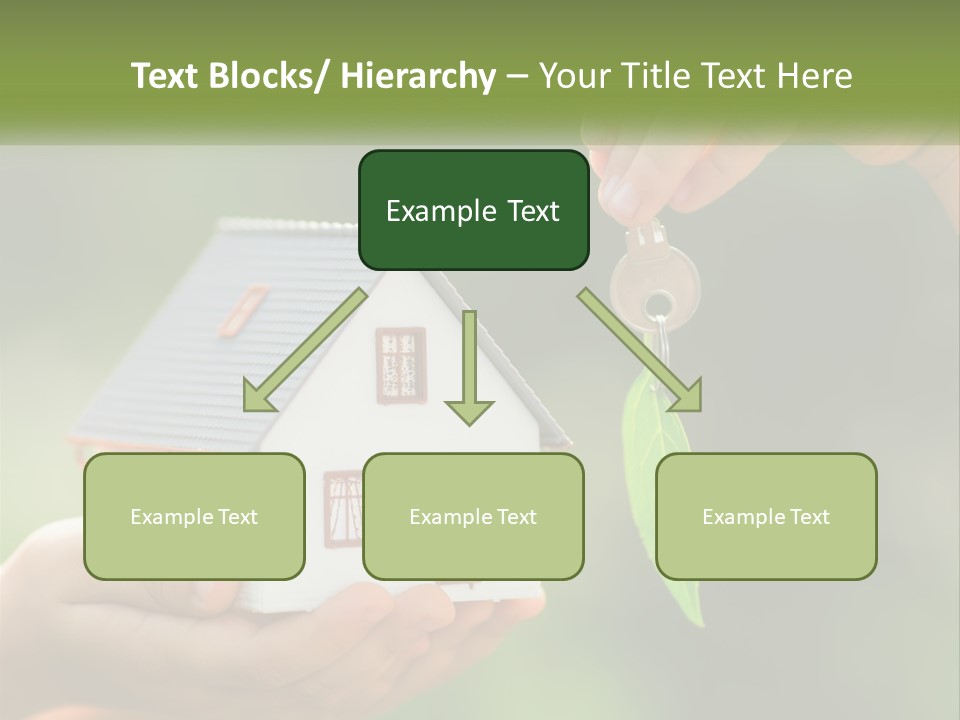A Person Holding A Key To A House PowerPoint Template