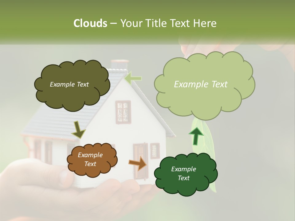 A Person Holding A Key To A House PowerPoint Template