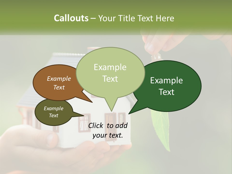 A Person Holding A Key To A House PowerPoint Template