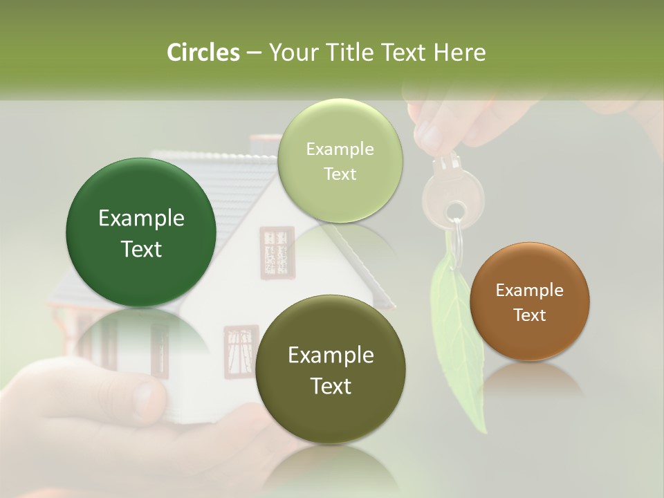 A Person Holding A Key To A House PowerPoint Template