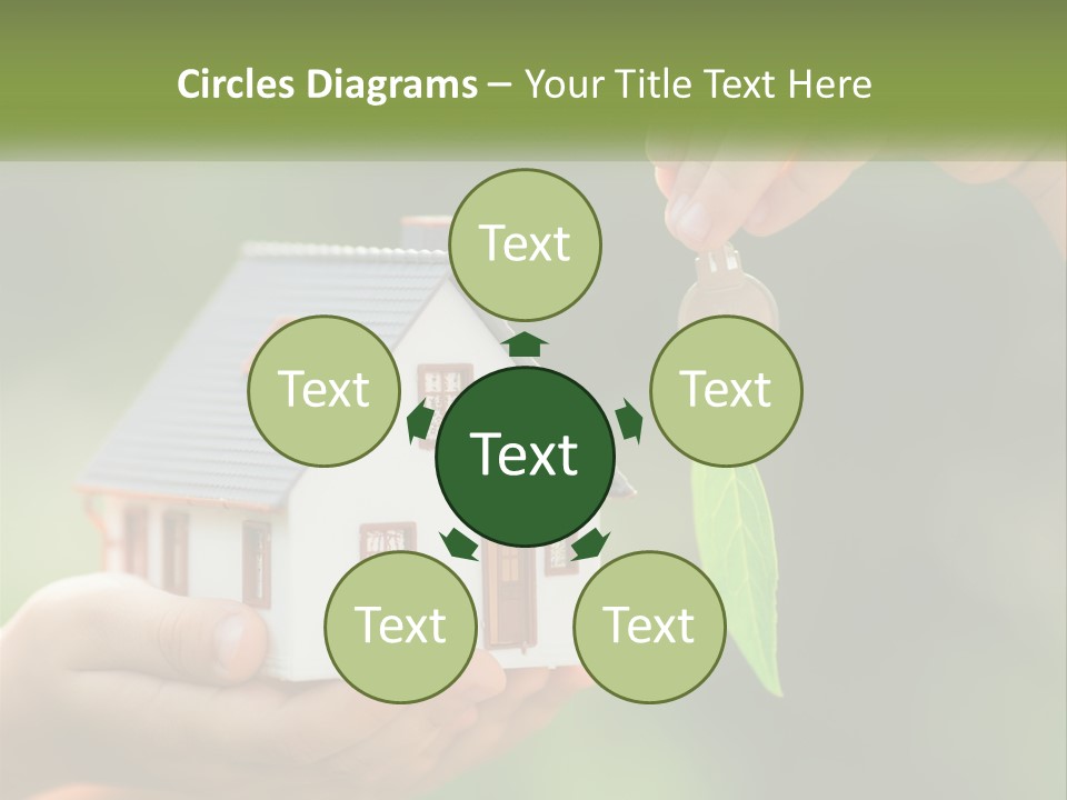 A Person Holding A Key To A House PowerPoint Template