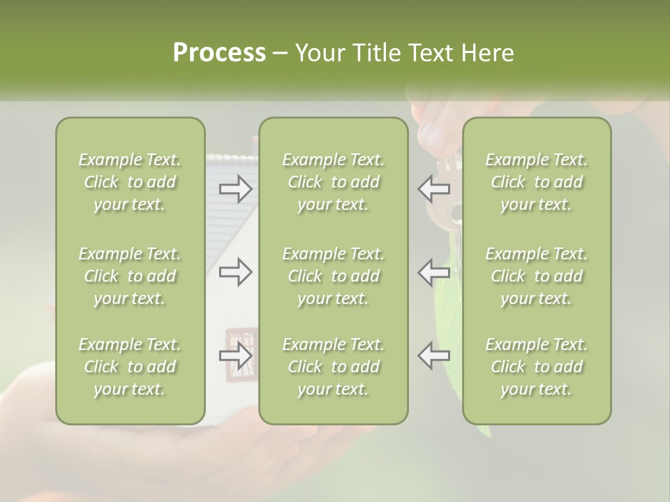 A Person Holding A Key To A House PowerPoint Template