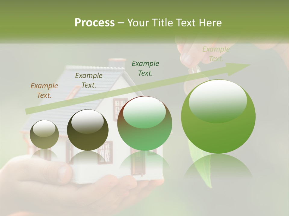 A Person Holding A Key To A House PowerPoint Template