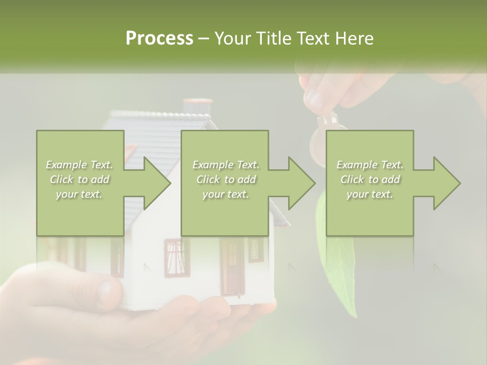 A Person Holding A Key To A House PowerPoint Template