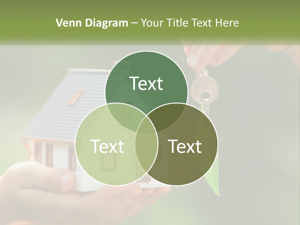 A Person Holding A Key To A House PowerPoint Template
