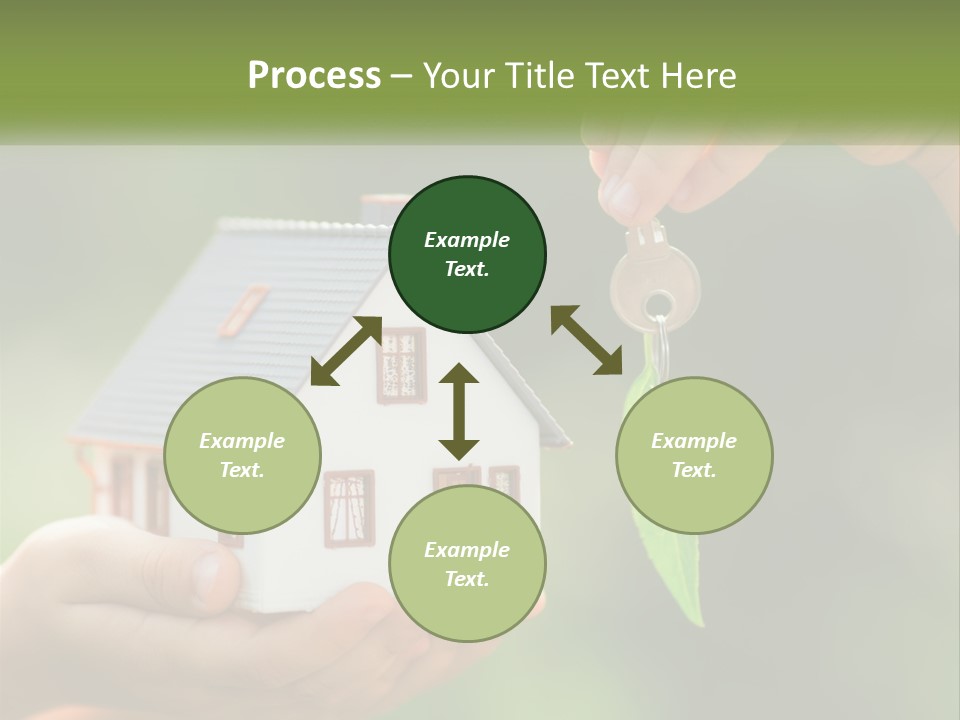 A Person Holding A Key To A House PowerPoint Template