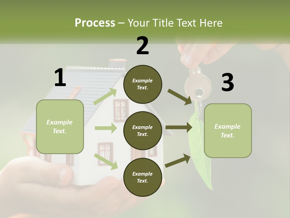 A Person Holding A Key To A House PowerPoint Template