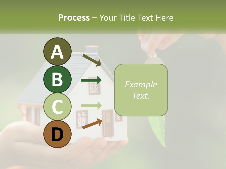 A Person Holding A Key To A House PowerPoint Template